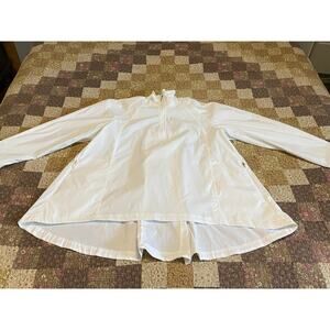 Advantage Poplin Top white Size M